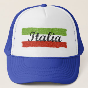 Retro Fernlastfahrer-Hut Italien Italiens Truckerkappe