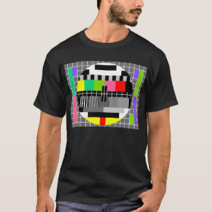 'Retro-Fernseh-' Hemd für Männer T-Shirt
