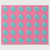 Retro Fernsehen Geschenkpapier (Flach)
