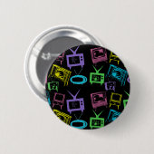 Retro-Fernseher Button (Vorne & Hinten)