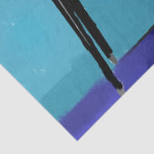 Retro-Fernseher Mitte des Jahrhunderts Dekoupage Seidenpapier (Detail)