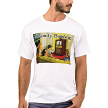 Retro Fernsehfamilien-T - Shirt