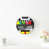 Retro FernsehWanduhr Runde Wanduhr (Zuhause)