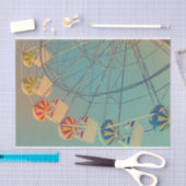 Retro Ferris Wheel Karneval Foto Decoupage Seidenpapier (Handwerk)