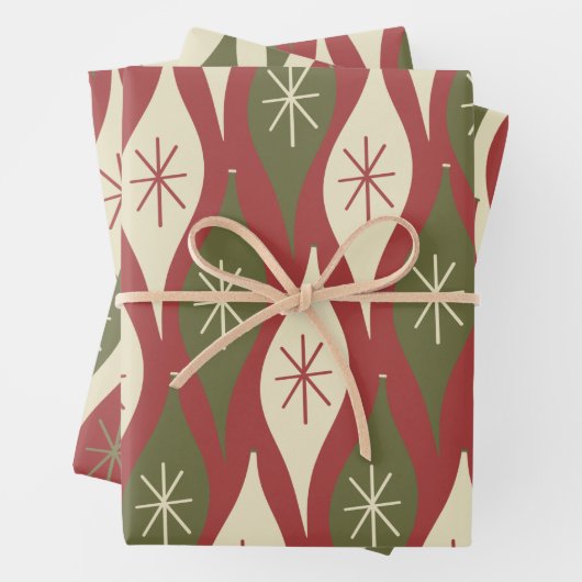 Retro Festival Moon and Stars Geschenkpapier Set (Beispiel)