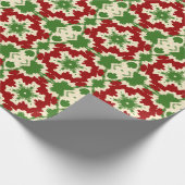Retro Festive Mandala Geschenkpapier (Ecke)