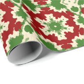Retro Festive Mandala Geschenkpapier (Rolleneckpunkt)