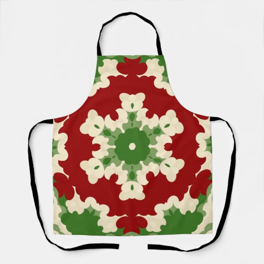 Retro Festive Mandala Schürze (Vorderseite)