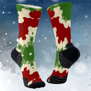 Retro Festive Mandala Socken