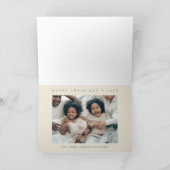 Retro-Festwald Feiertagskarte (Innenseite)