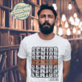 Retro fett Senior Shirt Class of gift