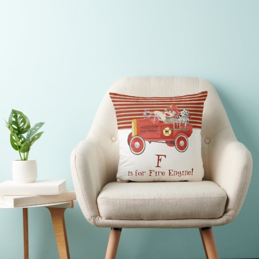 Retro Feuer-Motor-Baby-Jungen-Geschenke des Kissen (Stuhl )