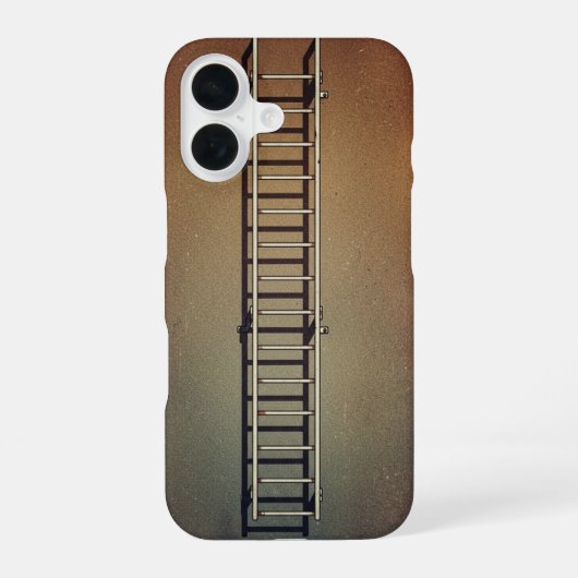 Retro-Feuerleitertreppe iPhone 16 Hülle (Rückseite)