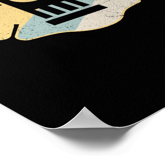 Retro Feuerwehrmann Feuerlöschmittel Vintag Poster (Ecke)