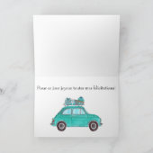 Retro Fiat 500 Karte (Innenseite)