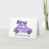 Retro Fiat 500 Karte (Vorderseite)