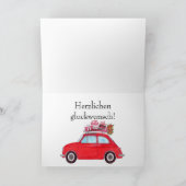 Retro Fiat 500 Karte (Innenseite)