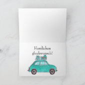 Retro Fiat 500 Karte (Innenseite)