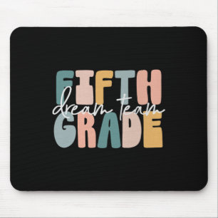 Retro Fifth Grade Traumteam Groovy Lehrer Byck T Mousepad