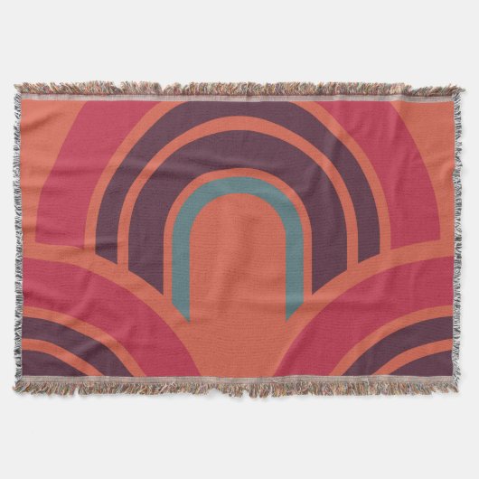 Retro Fifties Painted Leinwand #2 Decke (Vorderseite)