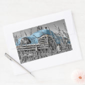 Retro Fifties Verschwunden Automobilantik Rechteckiger Aufkleber (Umschlag)