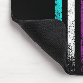 Retro Fight Suicide Prevention Awareness Us Flag  Mousepad (Ecke)