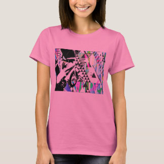 Retro Fikeshot auf cooler angepasster Oberseite T-Shirt