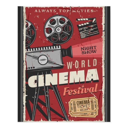 Retro-Film-Fest Poster (Vorderseite)