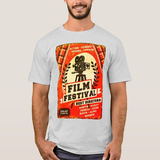 Retro Film Festival T - Shirt (Vorderseite)