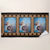 Retro Film Strip Foto Handtuch (Vorderseite)