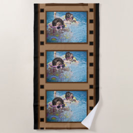 Retro Film Strip Foto Handtuch