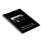 Retro-Filmkamera Notizblock (Rechte Seite)