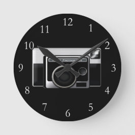 Retro-Filmkamera Runde Wanduhr