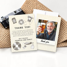 Retro Filmrolle Vintage Geburtstagsfoto Danke