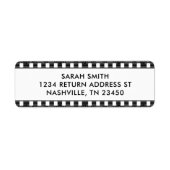 Retro-Filmstreifen-Adresse (Vorne)