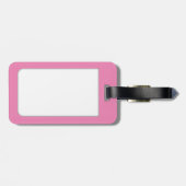 Retro-Filmstreifen Bis zu 3 Fotos auf Rosa Gepäckanhänger (Rückseite horizontal)