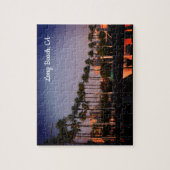 Retro Filter Long Beach California Puzzle (Vertikal)