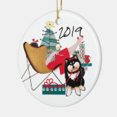 RETRO FINNISH LAPPHUND LAPPY 2019 Ornament (Links)