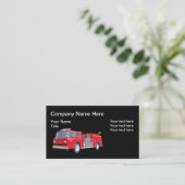 Retro Fire Motor Theme Visitenkarten Visitenkarte (Stehend Vorderseite)