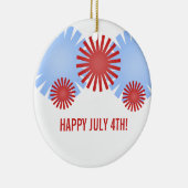 Retro Fireworks Customizable Ornament (Rechts)