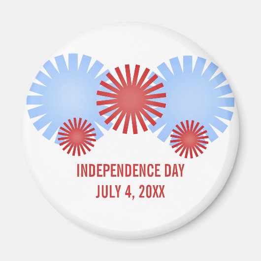 Retro Fireworks Magnet (Vorne)