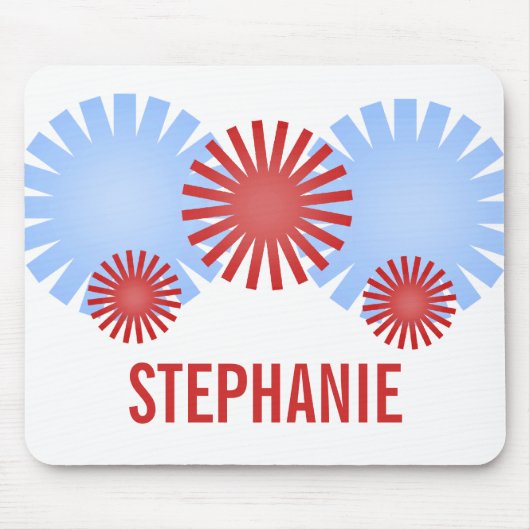 Retro Fireworks Mousepad (Vorne)