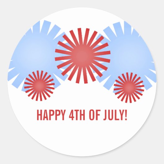 Retro Fireworks Stickers (Vorderseite)