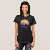 Retro-Fischereitrawler-Bekleidung Fischer Boot T-Shirt (Vorne ganz)