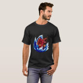 Retro-Fischfang Raubfische T-Shirt (Vorne ganz)