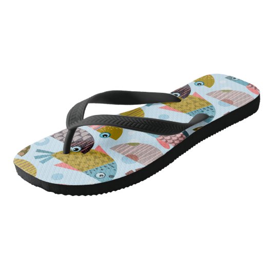 Retro Fish Badesandalen (Schrägansicht)