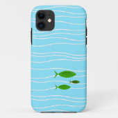 Retro Fish Case-Mate iPhone Case (Rückseite)