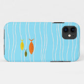 Retro Fish Case-Mate iPhone Hülle (Rückseite (Horizontal))