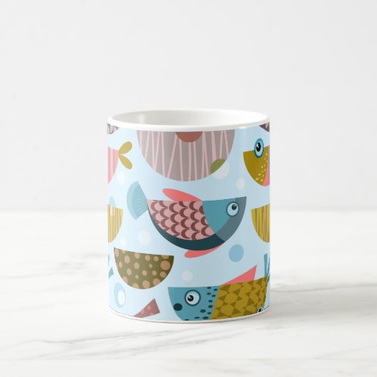 Retro Fish Kaffeetasse (Mittel)