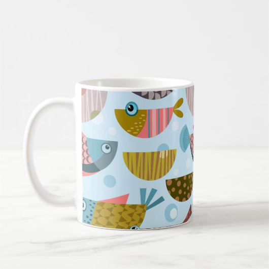 Retro Fish Kaffeetasse (Links)
